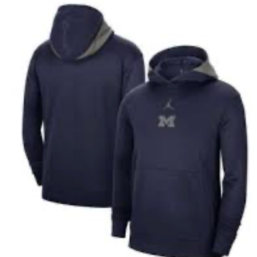 Men's Jordan Navy Michigan Wolverines Hoodie